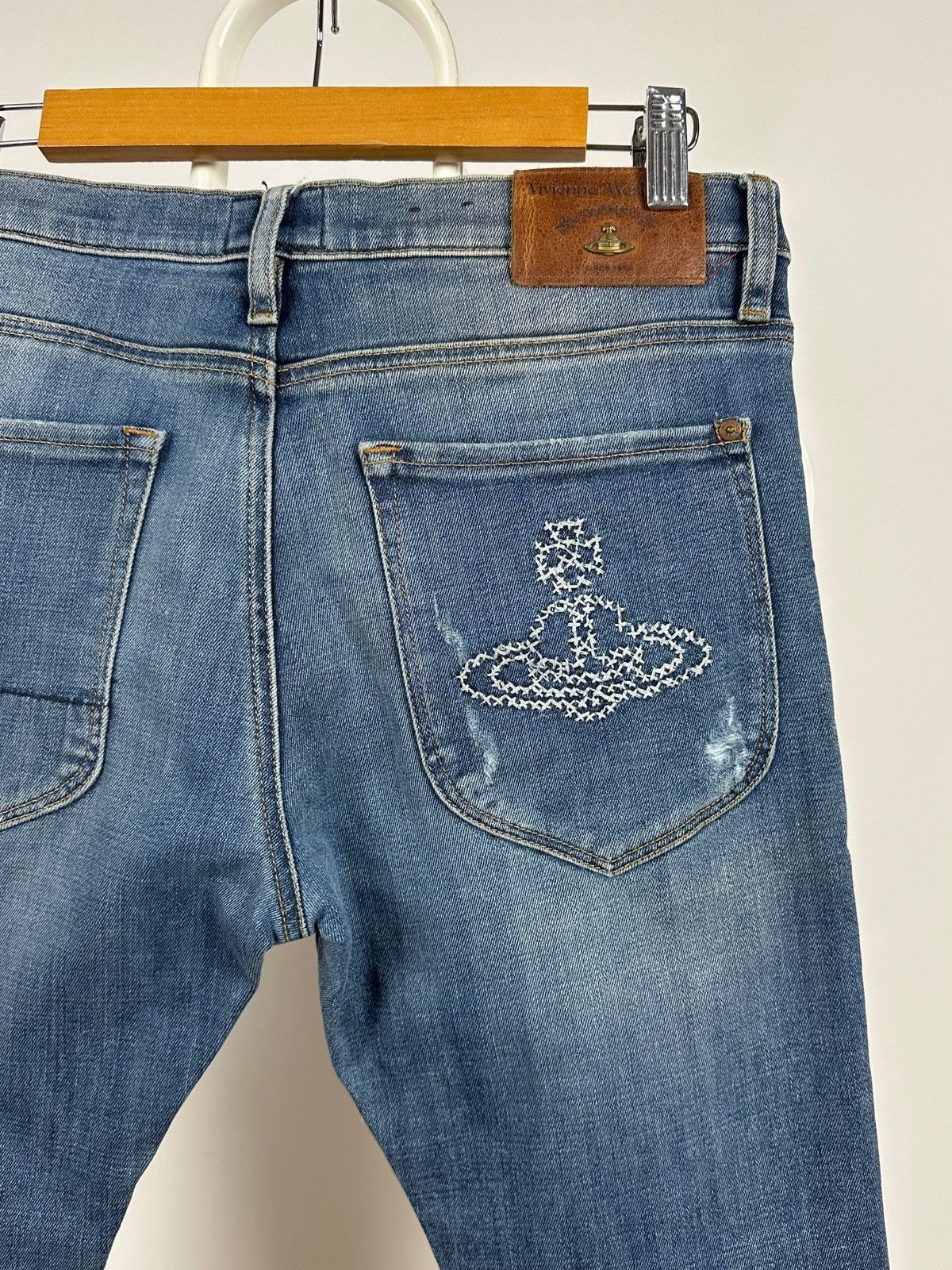 Vivienne Westwood Vivienne Westwood Anglomania Light Blue Denim Jeans Pants Size US 30 / EU 46 - 4 Thumbnail