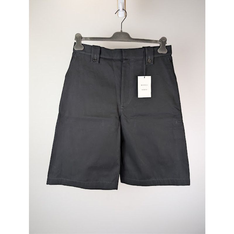Bottega Veneta o1rshd1 Q:2 / Cotton Twill Shorts in Black Size US 32 / EU 48 - 11 Thumbnail
