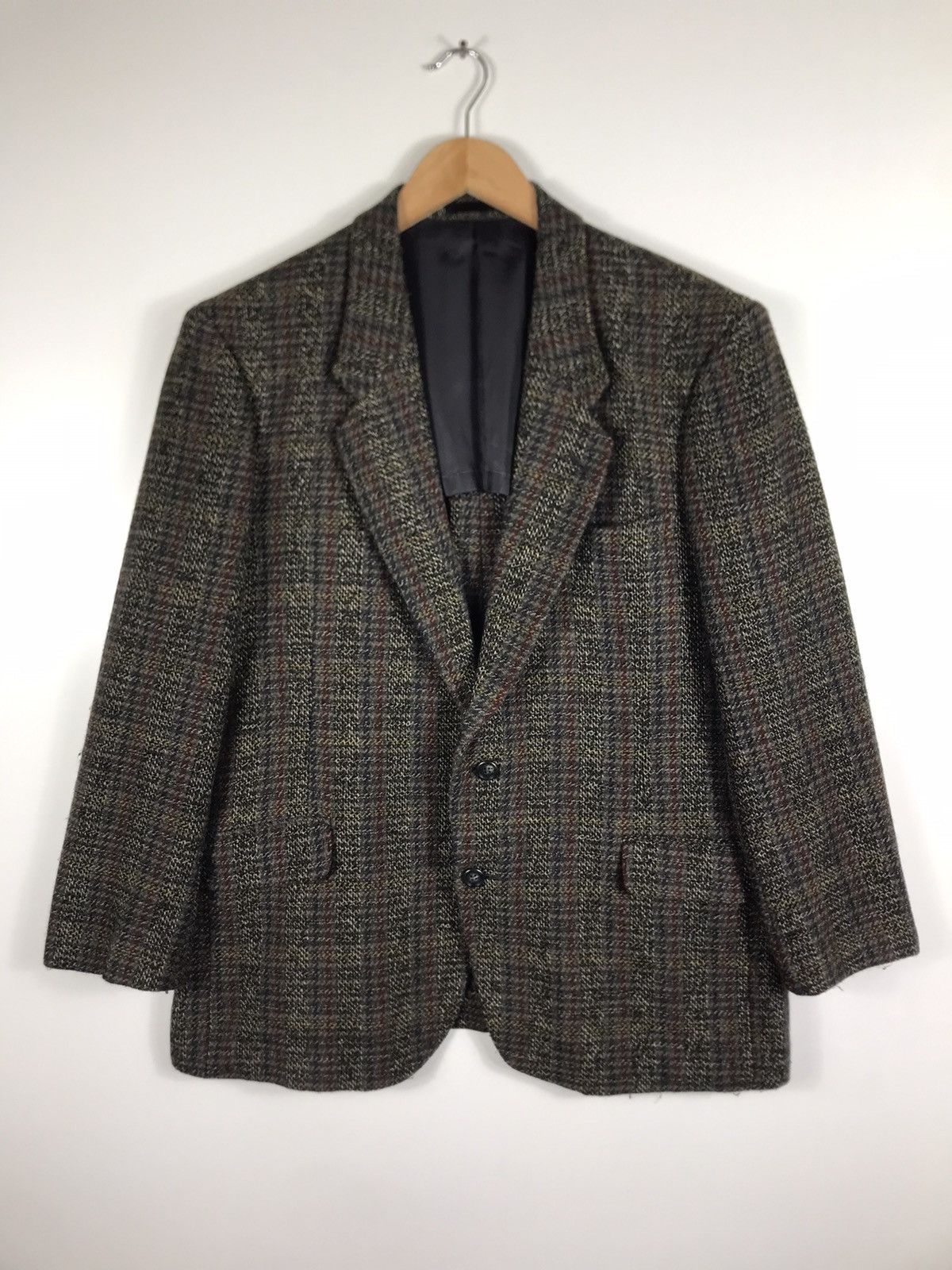 Vintage ⚡️Vintage Cashmere & Wool Tweed Coat Jacket Size US M / EU 48-50 / 2 - 2 Thumbnail