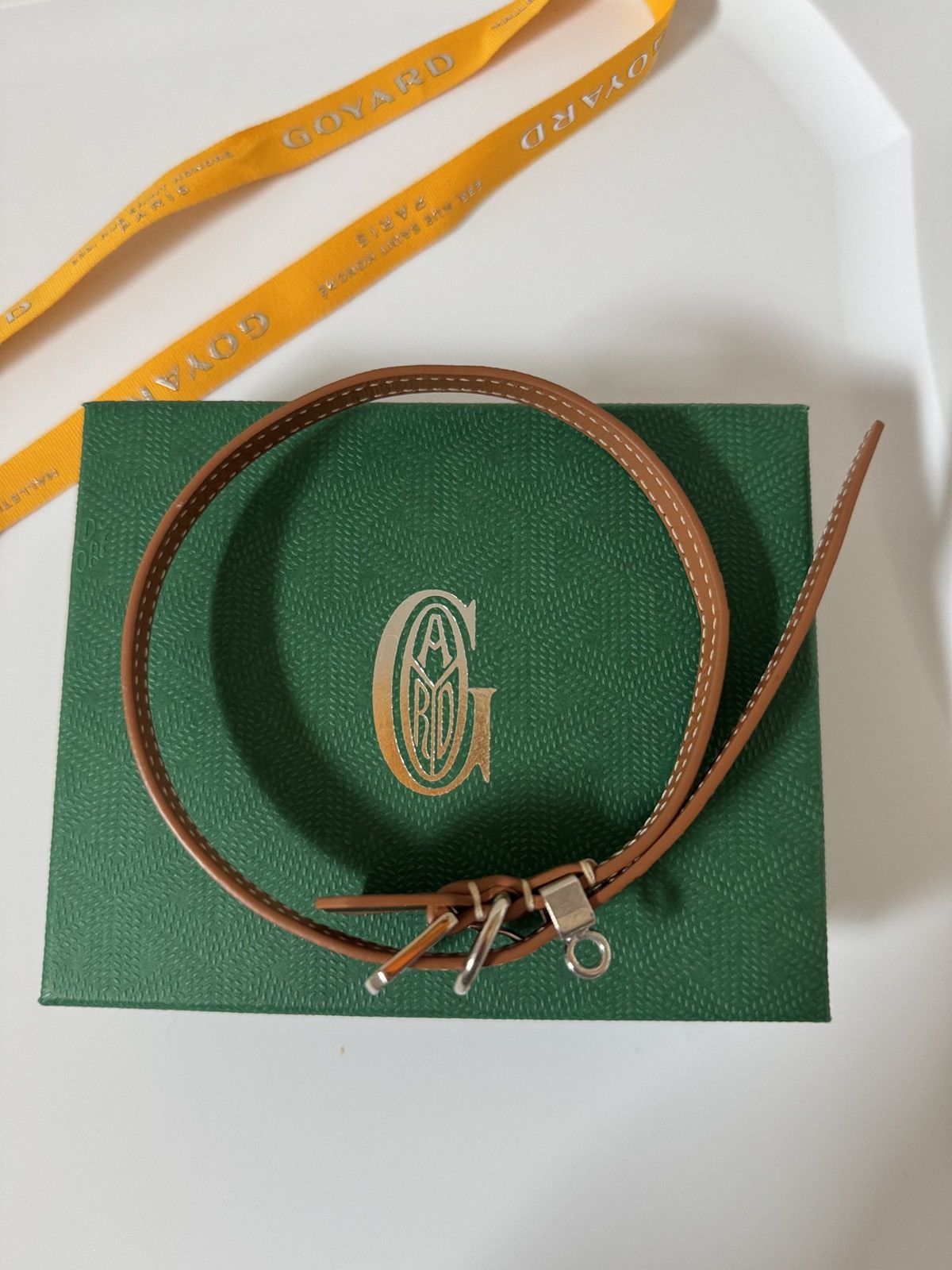 Goyard Goyard dog collar used for a photo and wiped off like NEW Size ONE SIZE - 12 Thumbnail