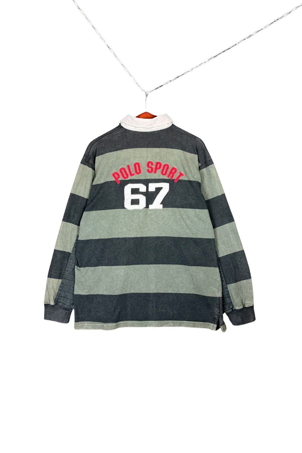 Polo Sport Ralph Lauren Rugby Shirt 67 Striped Rugby XL fw00