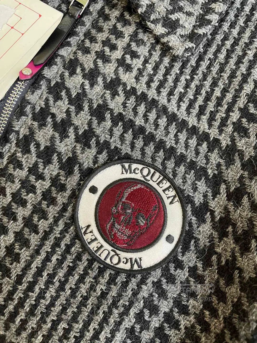 Alexander McQueen wool blend checkered jacket. Size US M / EU 48-50 / 2 - 7 Thumbnail