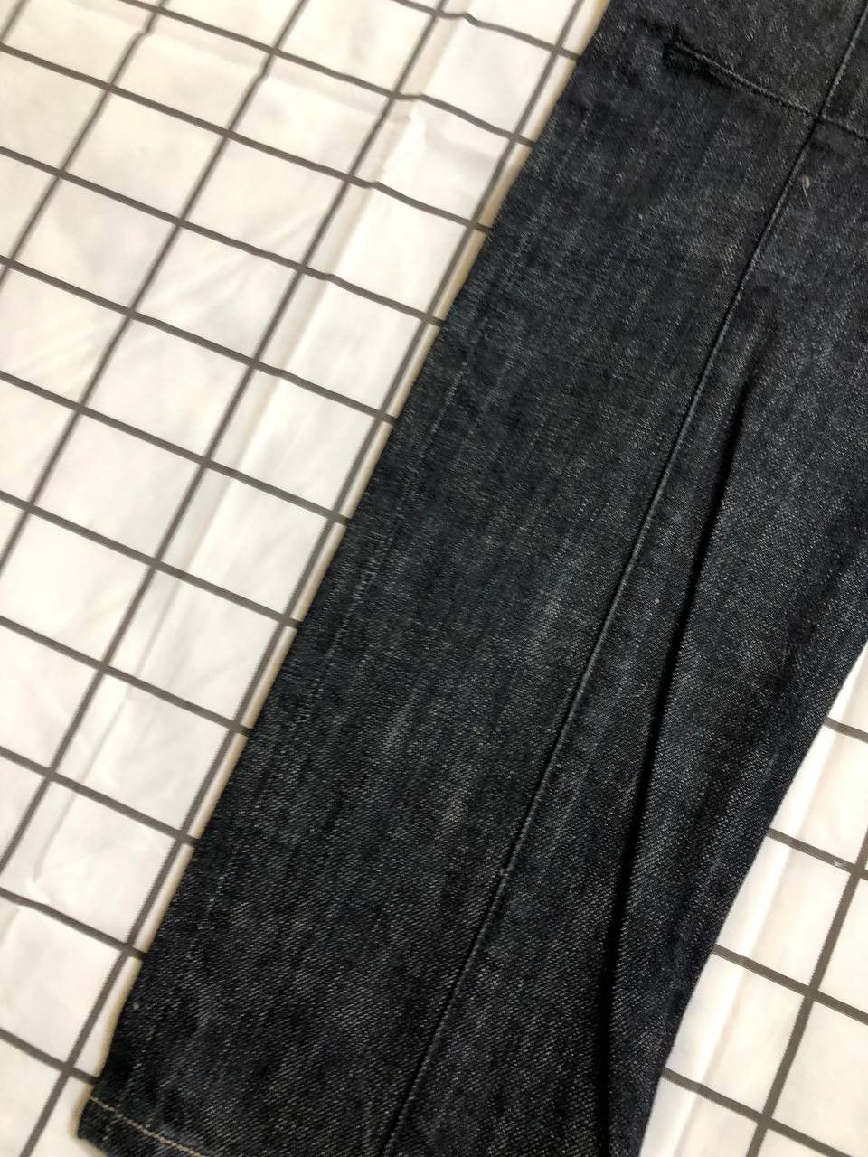 Allsaints ALLSAINTS men's blue Denim button fly Lou Runner Size US 34 / EU 50 - 11 Thumbnail