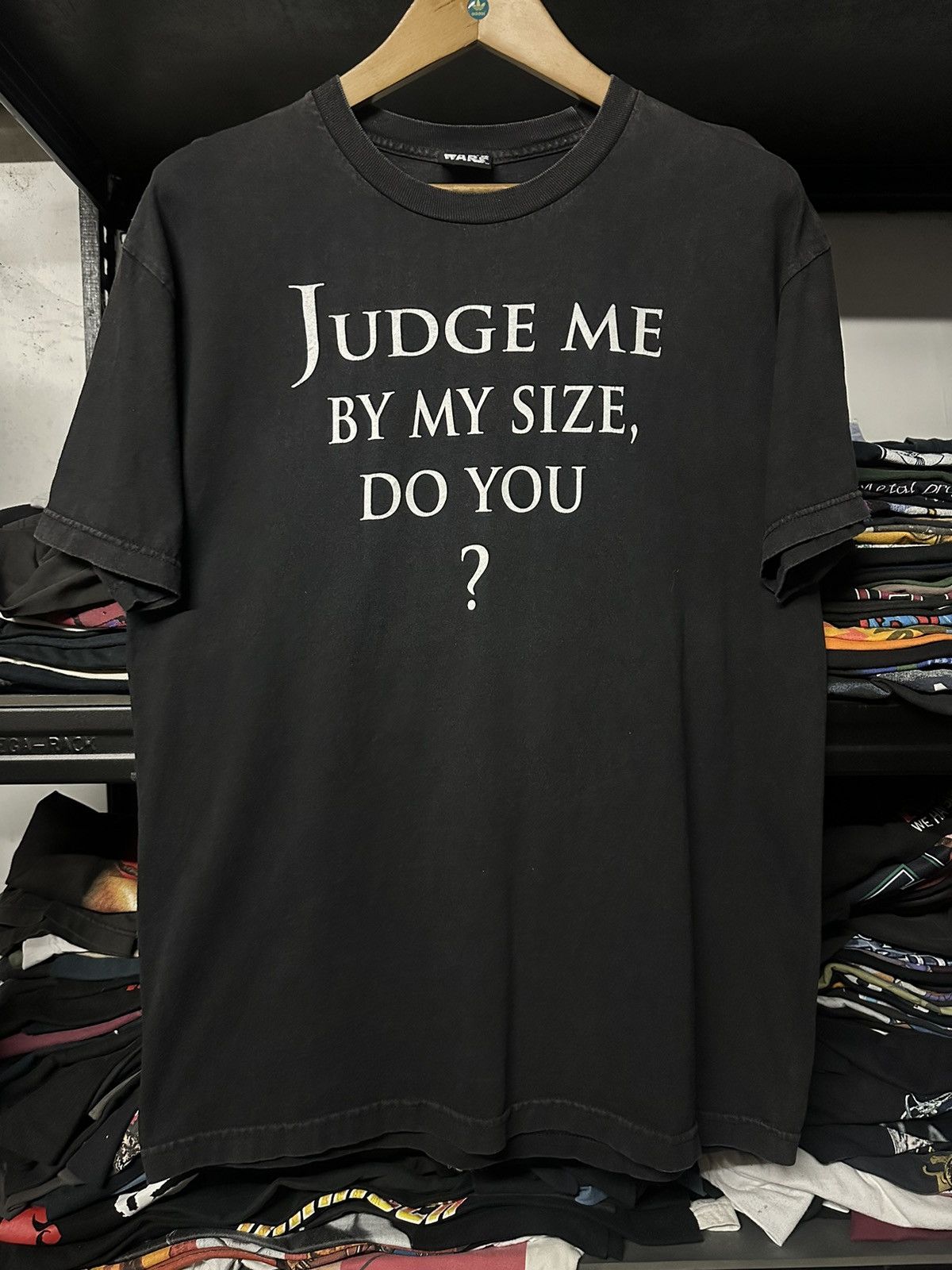 Vintage Star Wars Judge Me By My Size Do You? Sun Faded Tee