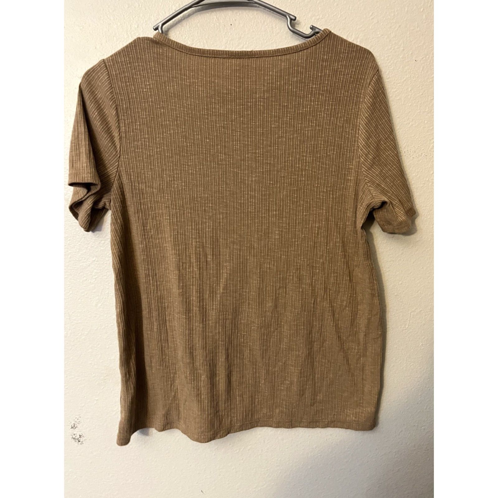 Old Navy Old Navy Luxe Short Sleeve T shirt Round Neck Brown Size S Womens Shirt Size S / US 4 / IT 40 - 3 Thumbnail