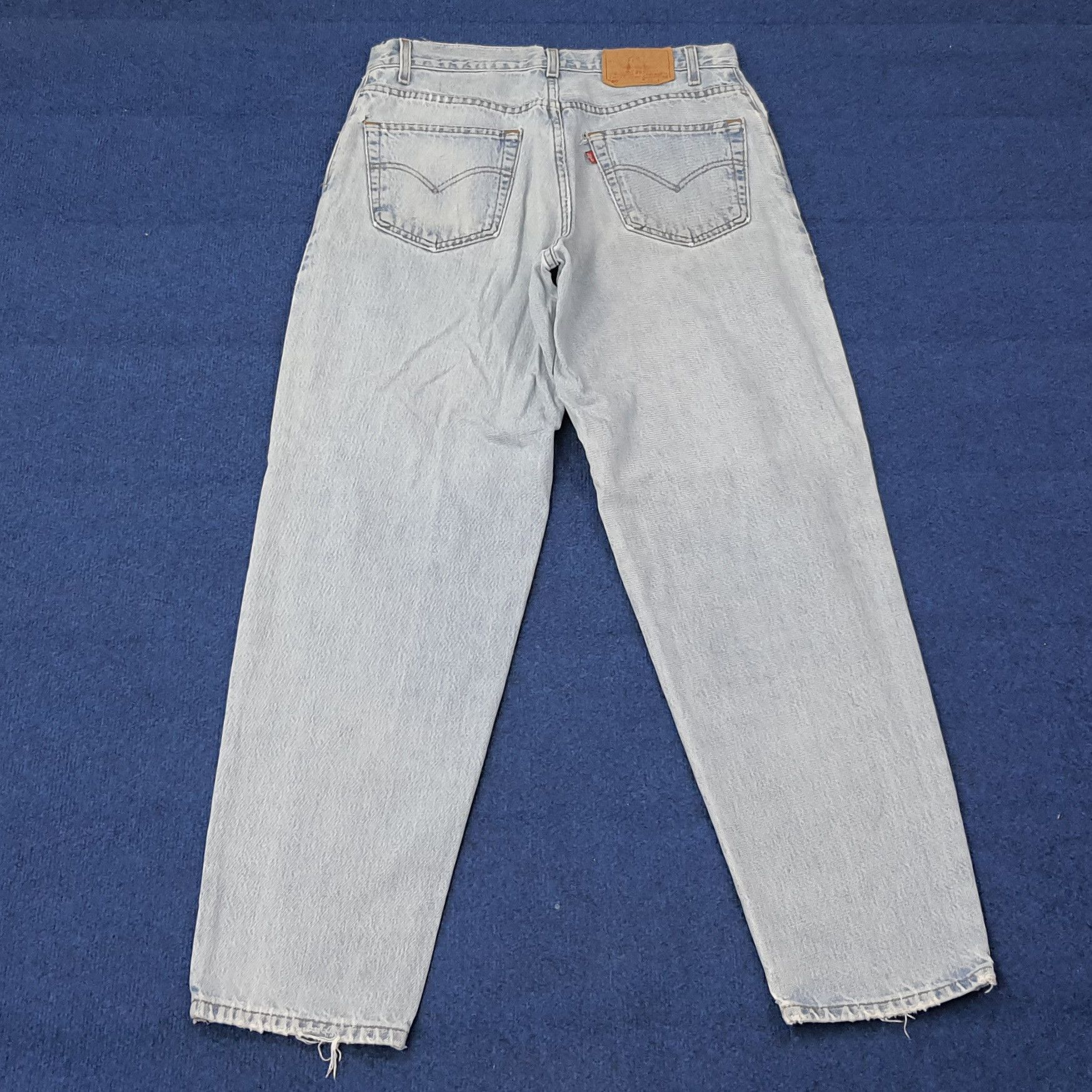 Levi's Vintage Levis 560 Red Tab Loose Fit Tapered Denim C265N10 Size US 33 - 3 Thumbnail