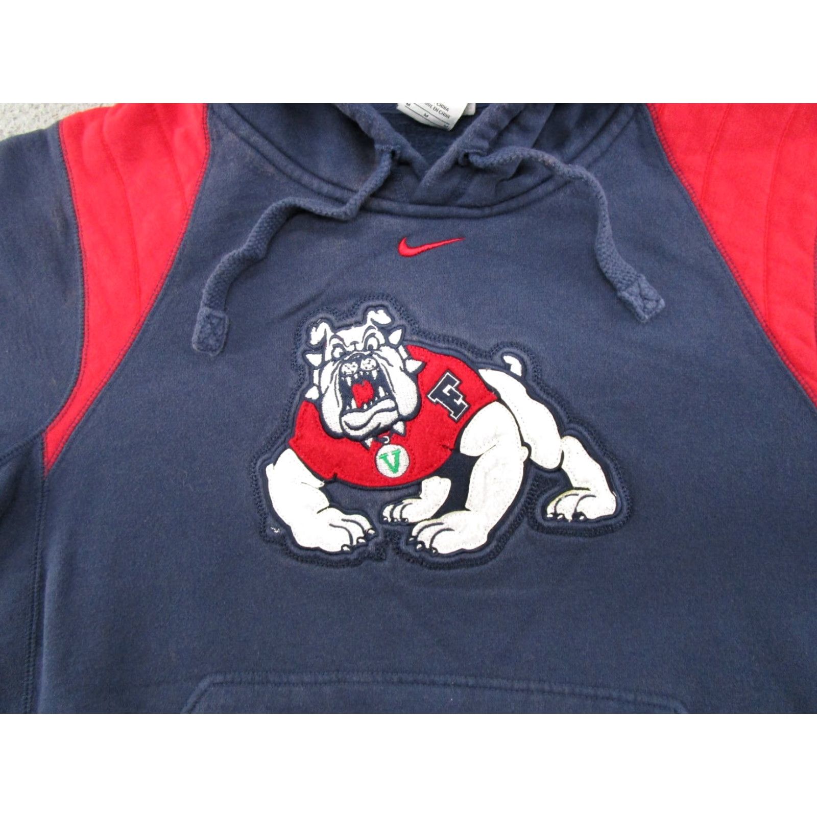 Nike Nike Fresno Bulldogs Center Swoosh State Mens Pullover Hoodie Sweatshirt Size M Size US M / EU 48-50 / 2 - 2 Thumbnail