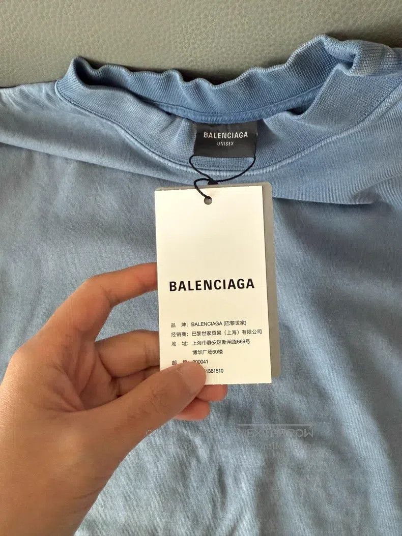 Balenciaga Balenciaga Letter Logo Embroidered Crew Neck Short Sleeve Size US XS / EU 42 / 0 - 6 Thumbnail