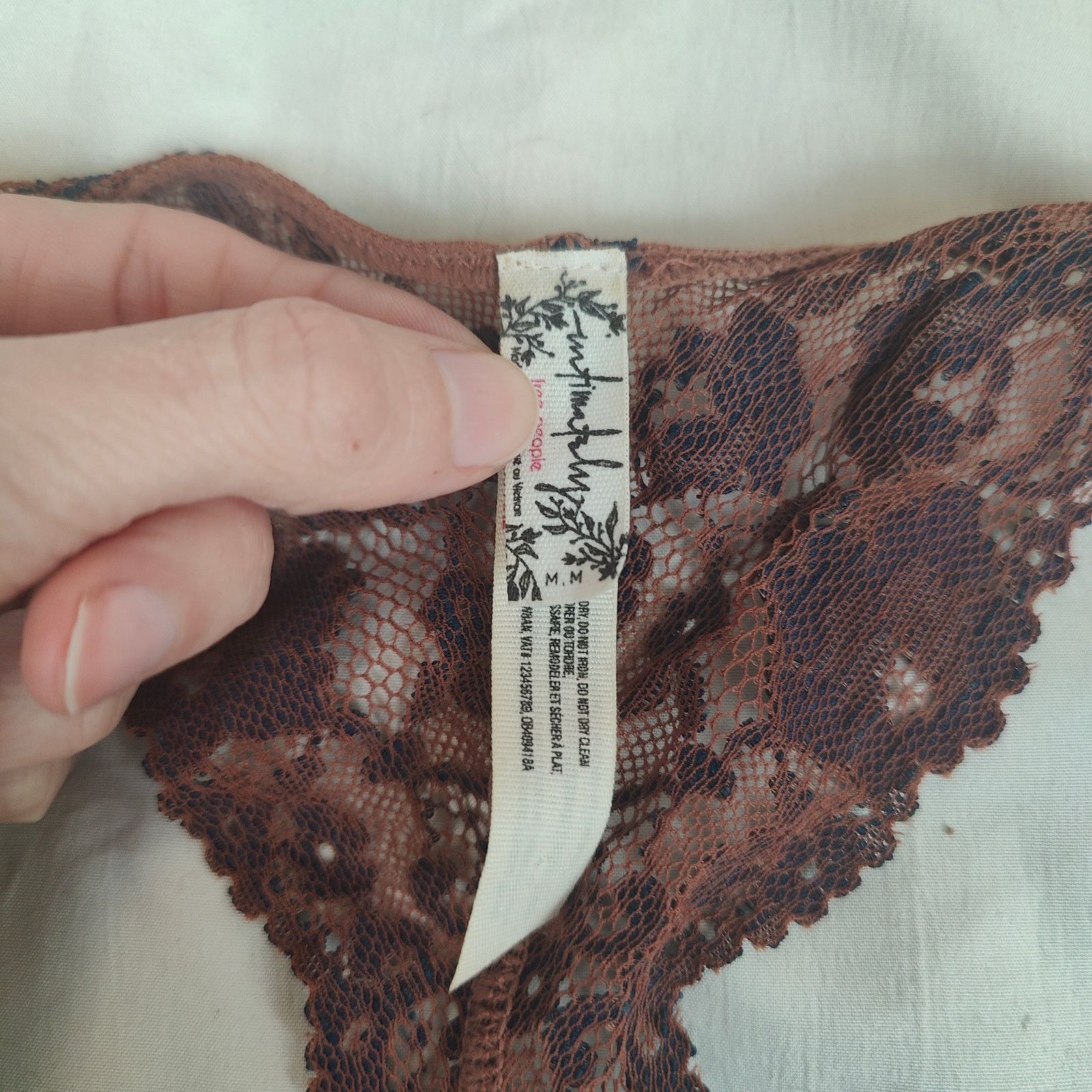 Free People Free People Wild Roses Racerback Bralette Womens Medium Size ONE SIZE - 3 Thumbnail