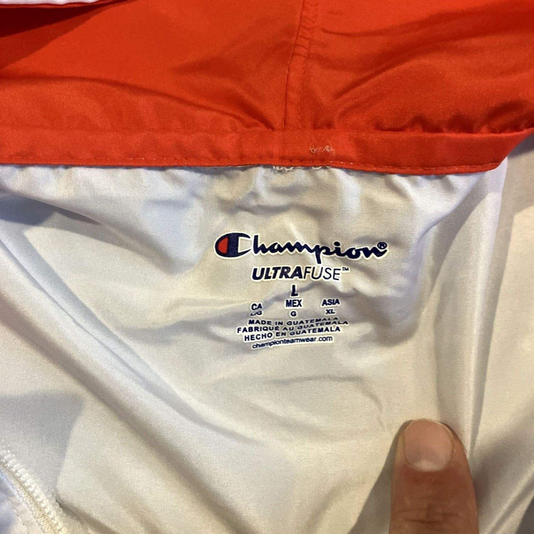 Champion NWT Limited Edition Gatorade x Champion Muhammad Ali Anorak Jacket L White Men Jacket Size US L / EU 52-54 / 3 - 6 Thumbnail