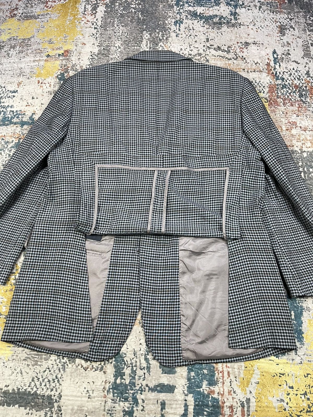 Burberry Burberry London Checked Plaid Silky Wool Blazer Size US M / EU 48-50 / 2 - 8 Thumbnail