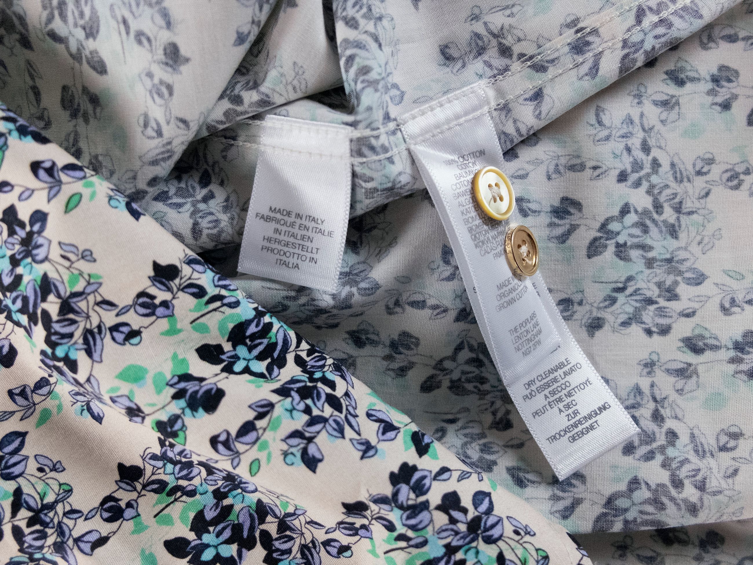 Paul Smith PAUL SMITH mainline ecru white floral print shirt Large Size US L / EU 52-54 / 3 - 9 Thumbnail