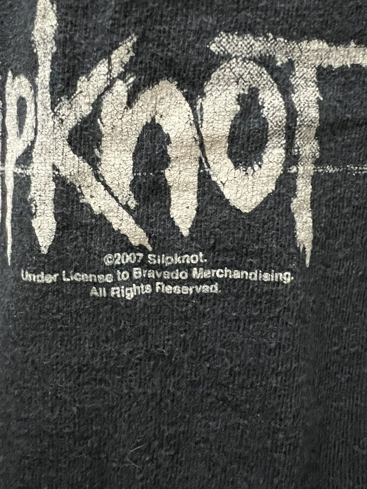 Band Tees Slipknot t shirt mens Medium Black 2007 Size US M / EU 48-50 / 2 - 5 Thumbnail