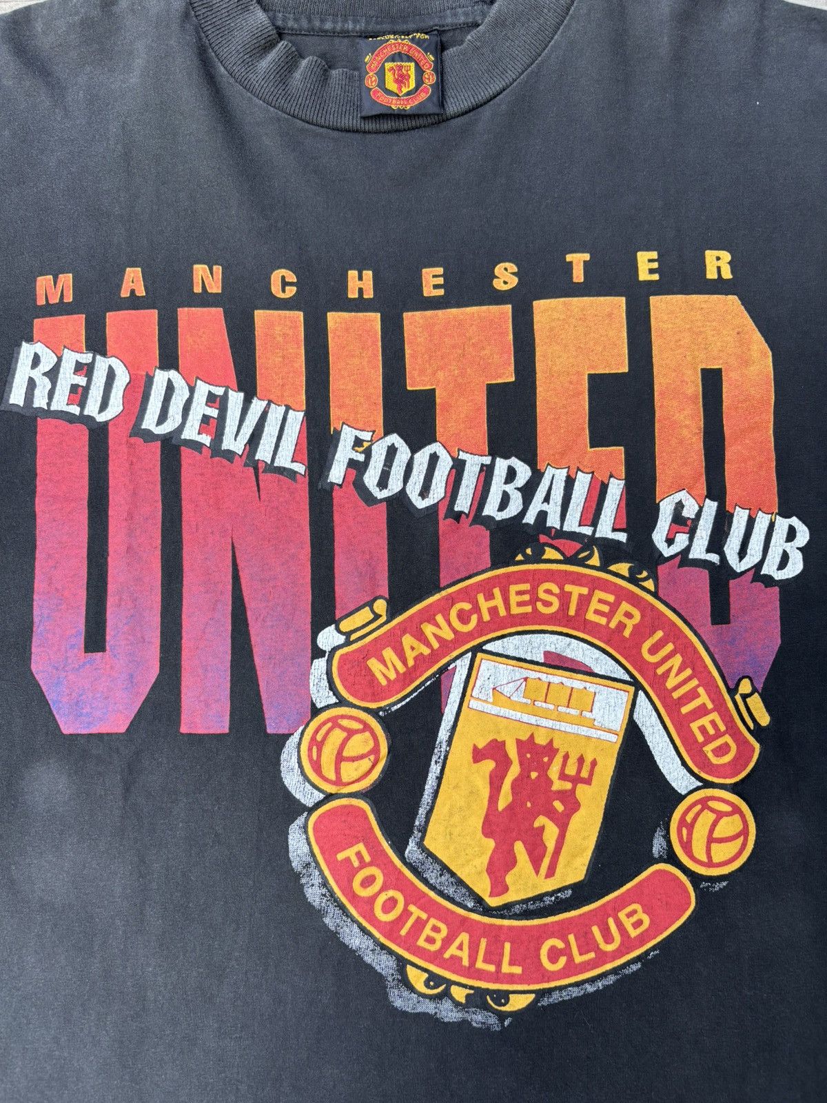 Vintage Vintage Manchester United Red Devil FC Size US L / EU 52-54 / 3 - 3 Thumbnail