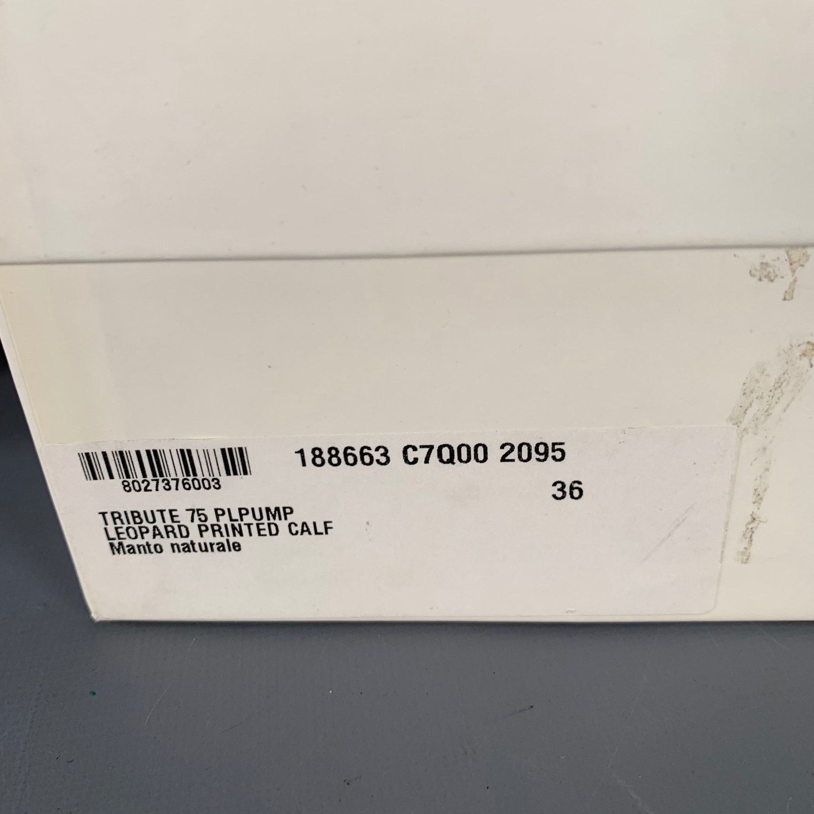 Yves Saint Laurent Tribute Brown Black Calf Hair Animal Print Platform Sandals Size US 6 / IT 36 - 8 Thumbnail