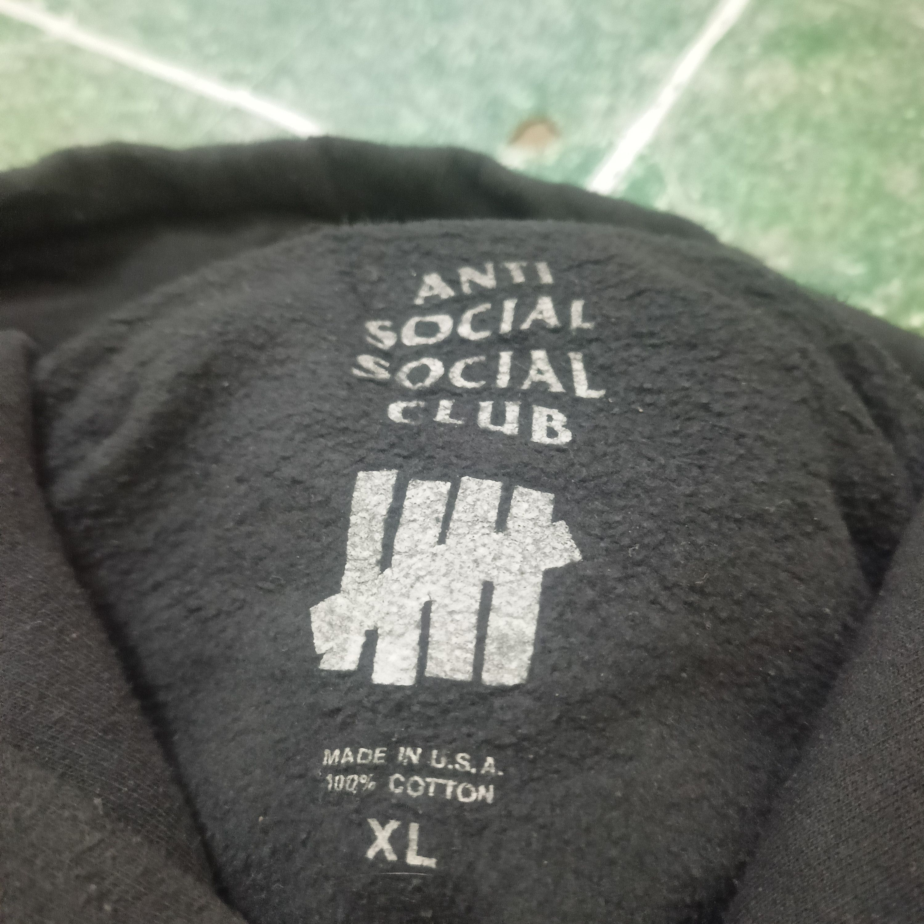 Anti Social Social Club × Undefeated Black Anti Social Social Club Undefeated Paranoid Hoodie Size US XL / EU 56 / 4 - 6 Thumbnail