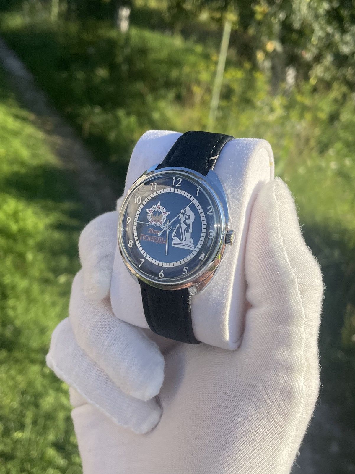 Vintage Watch Raketa Mechanical Retro Wristwatch 1990s