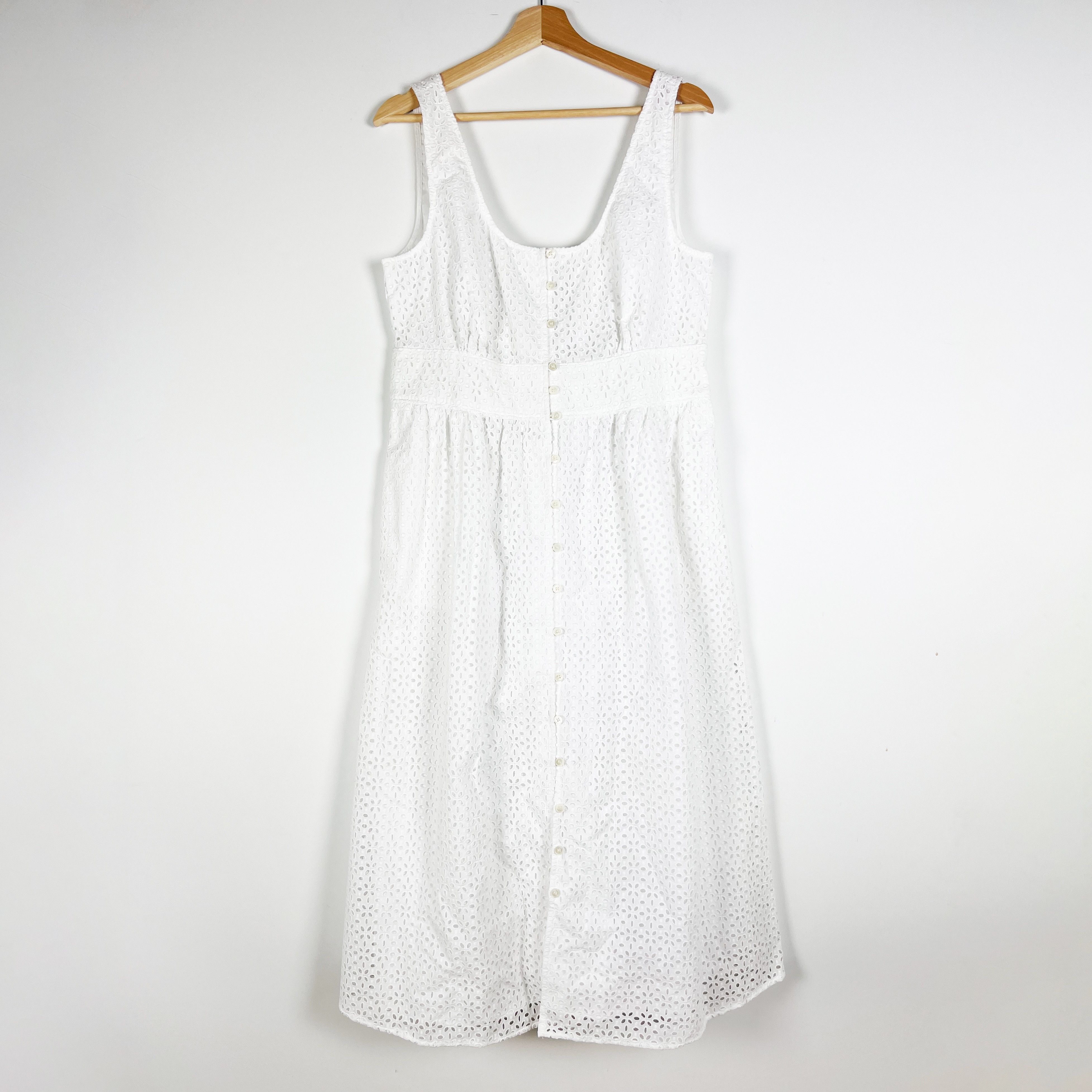 NEW J. Crew Button Front Eyelet Lace