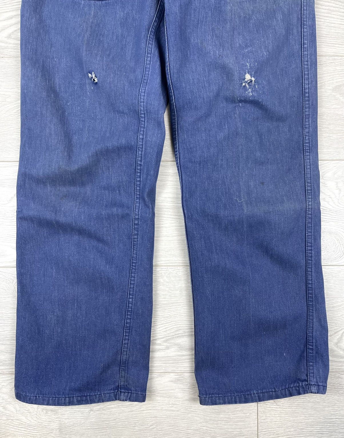 Japanese Brand × Le Laboureur × Vintage Le Laboureur Vintage Faded Blue French Work Pants Size US 34 / EU 50 - 2 Thumbnail
