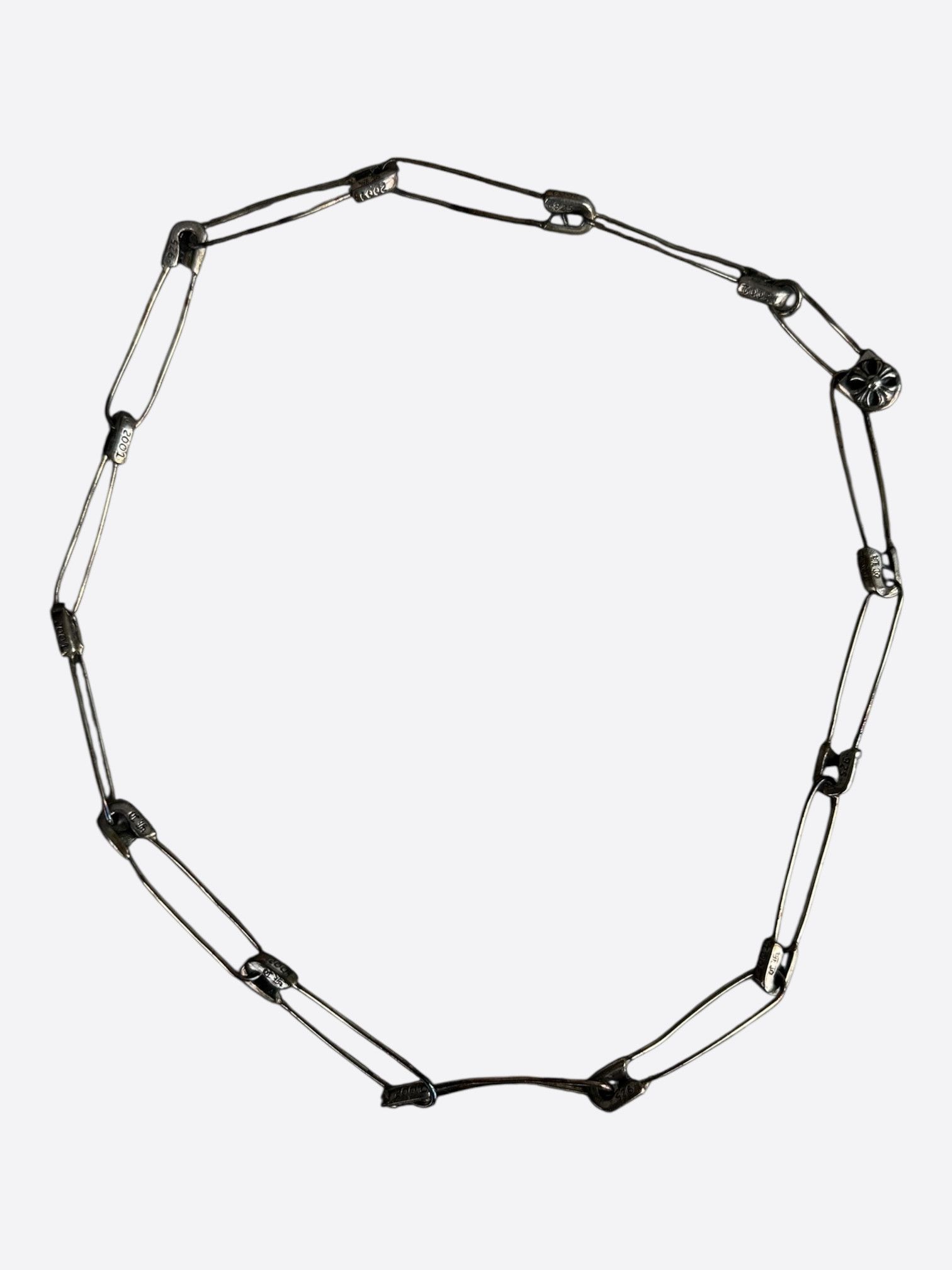 Chrome Hearts Chrome Hearts Silver Safety Pin Necklace Size ONE SIZE - 3 Thumbnail
