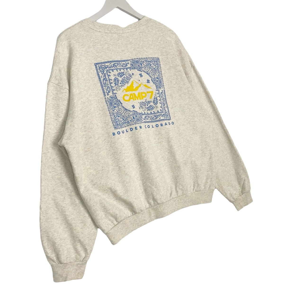 Vintage Vintage Camp7 Sweatshirt Crewneck Big Logo Back Hit Gray Size US M / EU 48-50 / 2 - 3 Thumbnail
