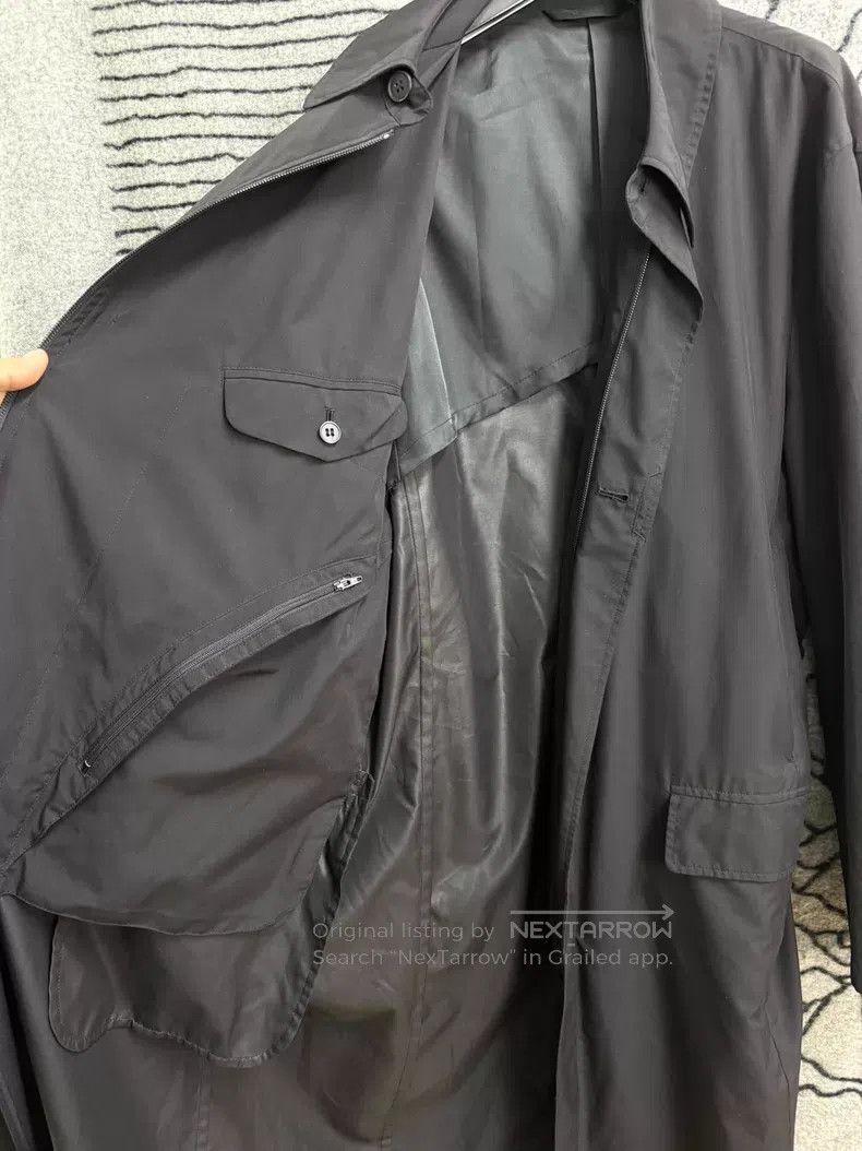 Yohji Yamamoto Yohji Yamamoto Nylon functional hidden coat Size US L / EU 52-54 / 3 - 8 Thumbnail