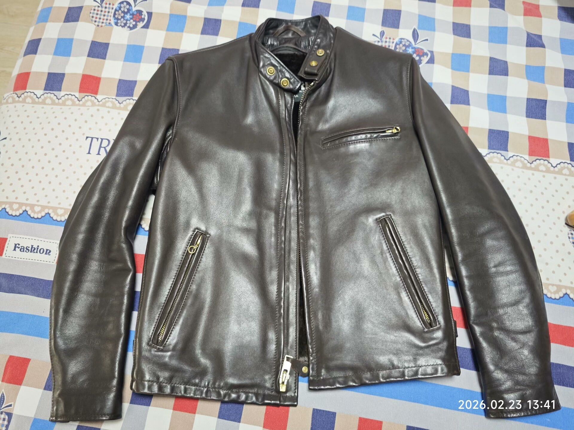 Schott Schott 141 Leather Motorcycle Jacket Size US XL / EU 56 / 4 - 1 Thumbnail