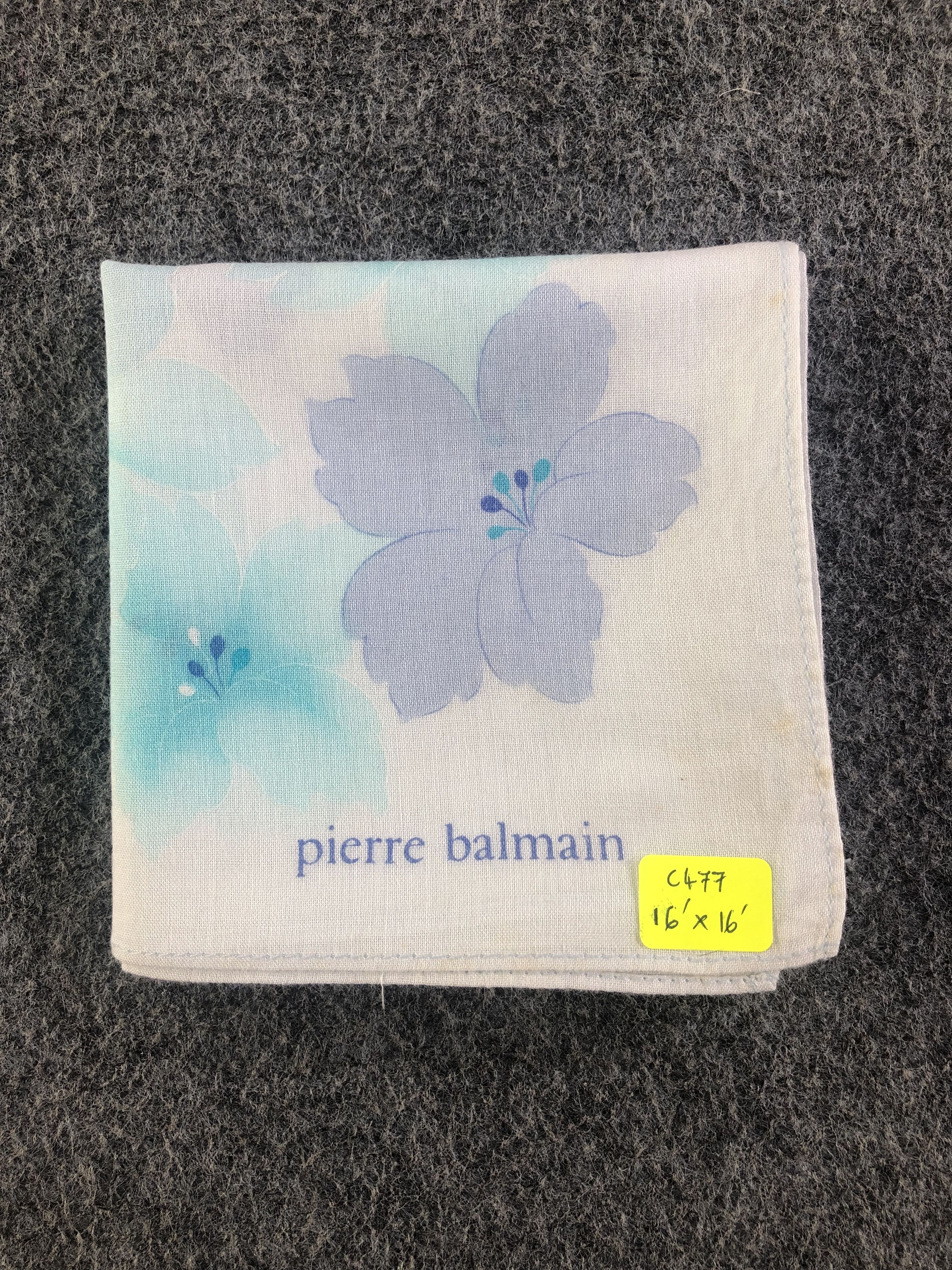 Pierre Balmain Pierre Balmain Handkerchief / Bandana / Neckerchief C477 Size ONE SIZE - 7 Thumbnail