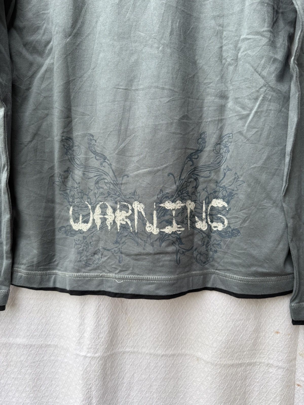 Japanese Brand 2000s - Warning Street Double Layers Size US M / EU 48-50 / 2 - 3 Thumbnail