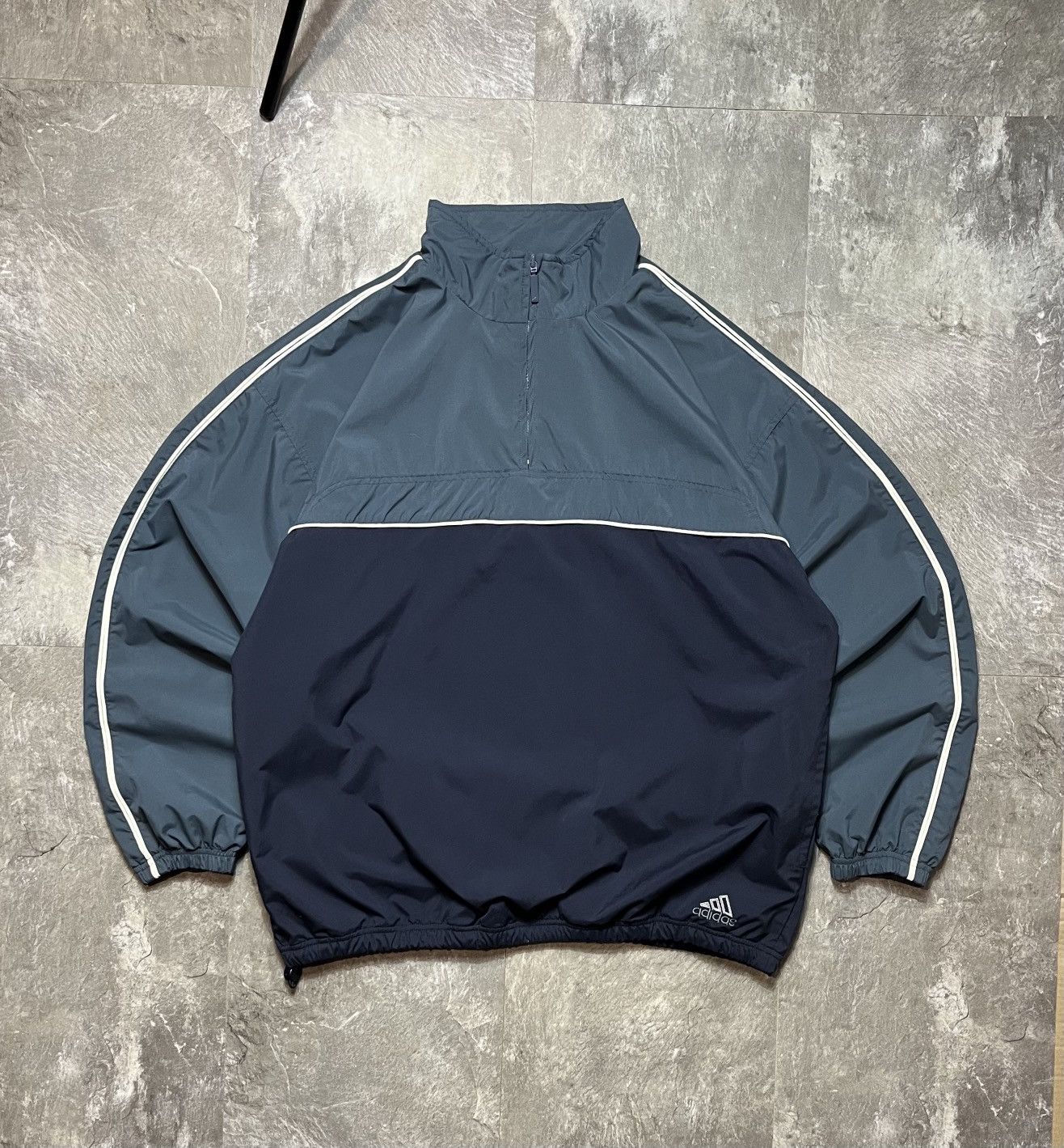 Adidas Adidas 90s Vintage Center Logo Anorak Jacket Y2K Size US XL / EU 56 / 4 - 3 Thumbnail