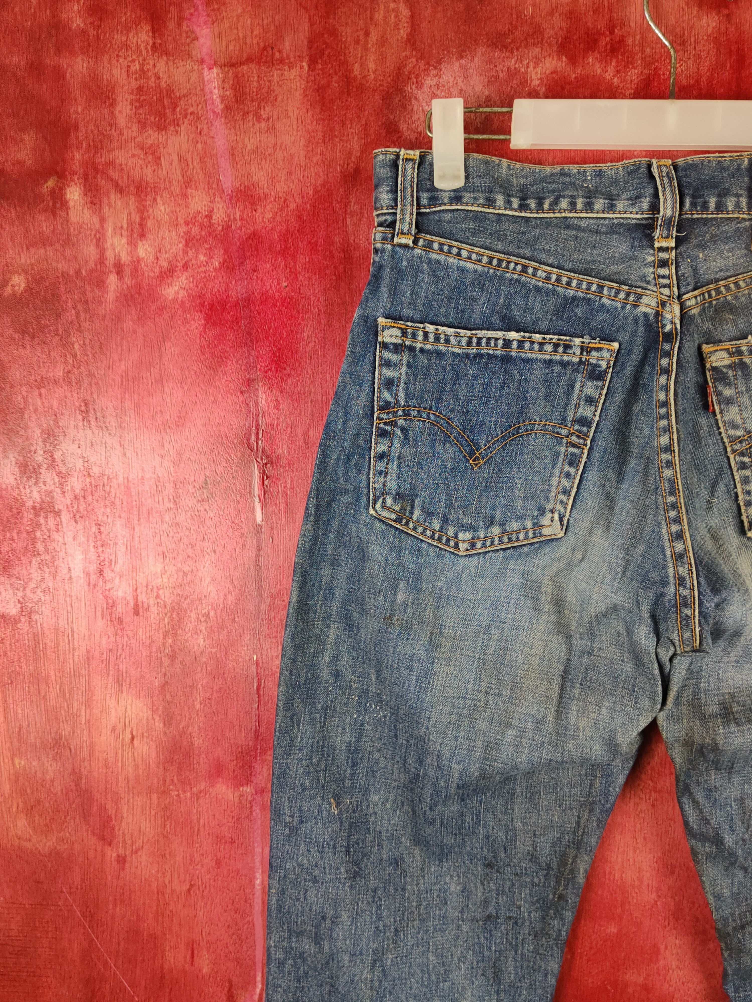 Levi's Levi's Dark Blue Faded Distressed Ripped Jeans #S1836 Size US 28 / EU 44 - 8 Thumbnail