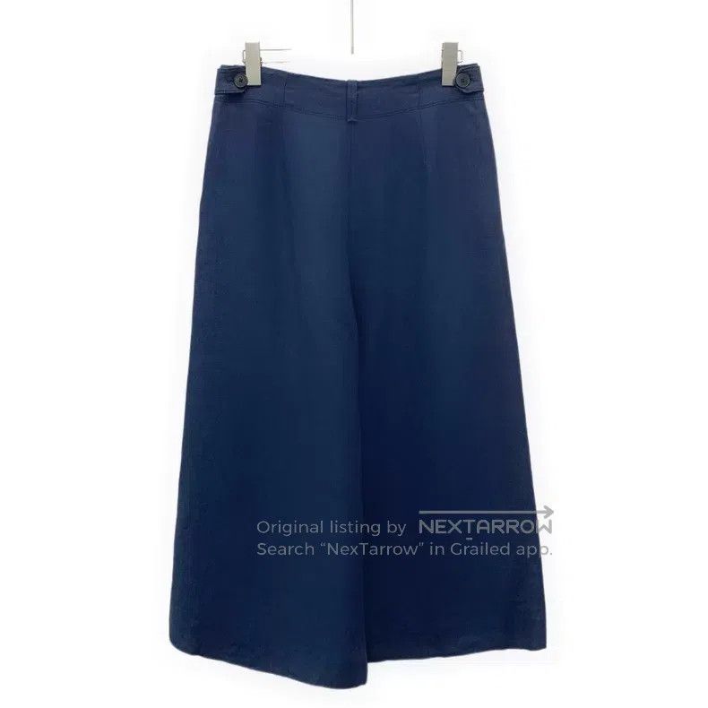 Loro Piana Loro Piana Dark Blue Linen Casual Trousers Size 27" / US 4 / IT 40 - 1 Thumbnail