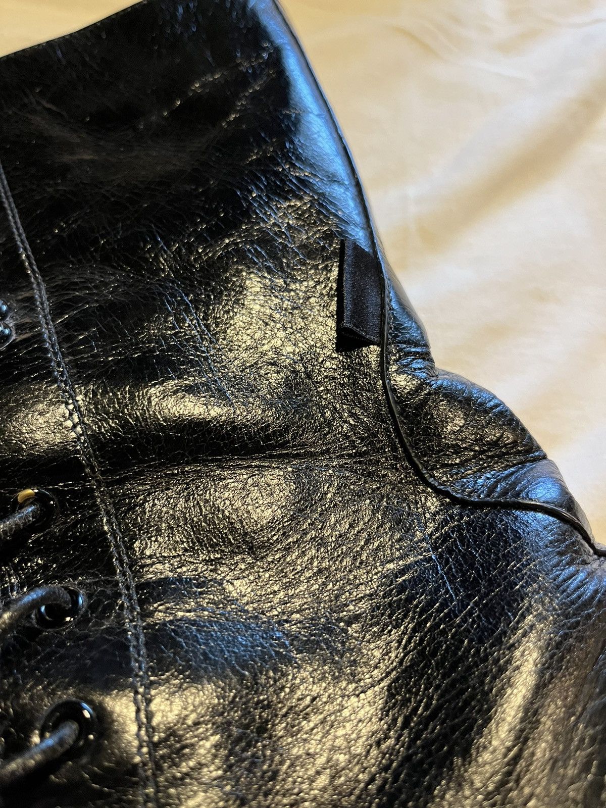 Olivier Theyskens Olivier Theyskens leather combat boots. Size US 10 / IT 40 - 9 Thumbnail