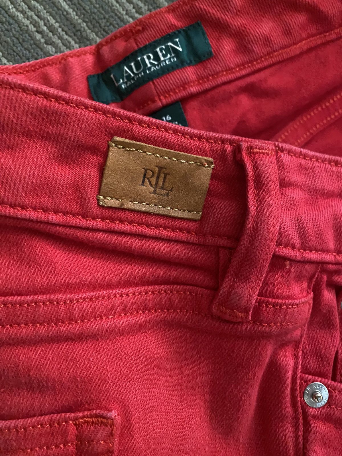 Polo Ralph Lauren × Vintage Ralph Lauren Pants Red Size 38" / US 16 / IT 52 - 5 Thumbnail