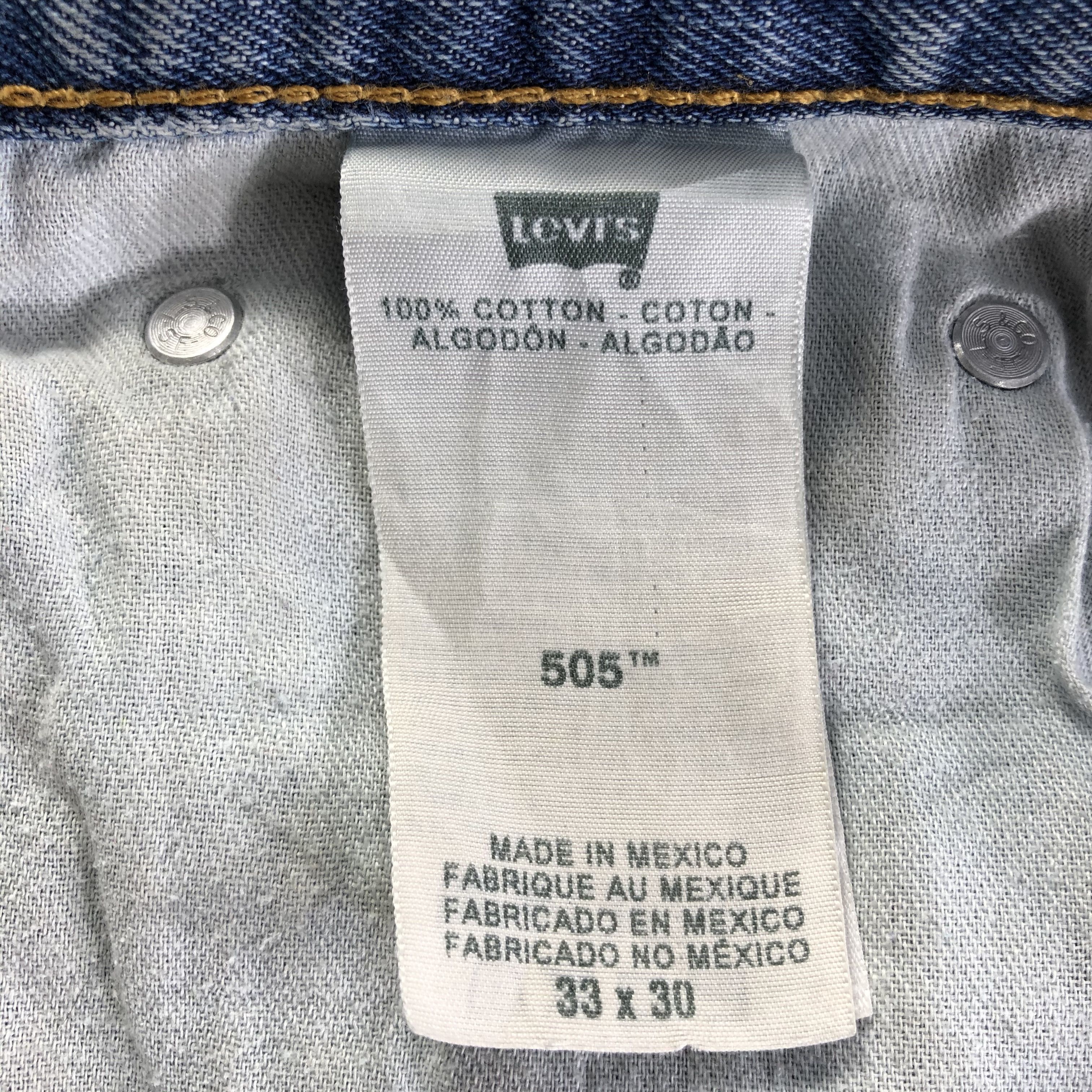 Levi's Vintage Levis 505 Jeans-J3386 Size US 35 - 10 Thumbnail