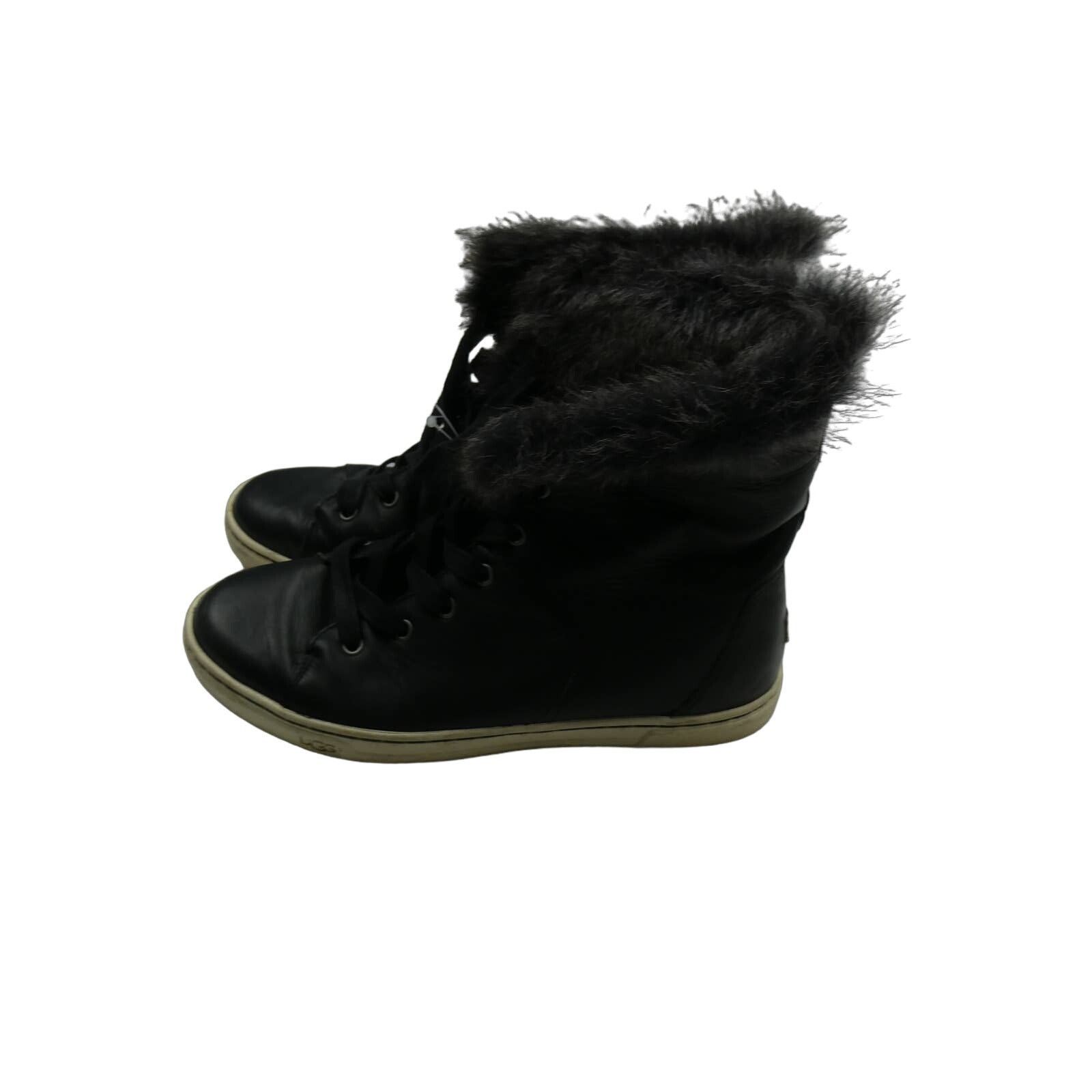 Ugg UGG Women’s Croft Black Lined High Top Sneaker Boots Size 7 Size US 7 / IT 37 - 1 Thumbnail