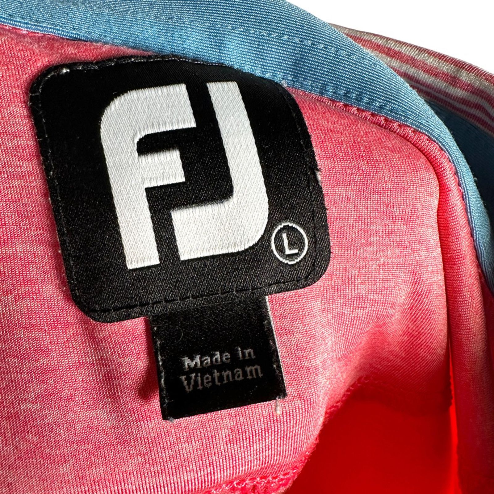 Footjoy Footjoy Polo Shirt Golf Pink Heathered Logo Collar Stretch L Size US L / EU 52-54 / 3 - 8 Thumbnail