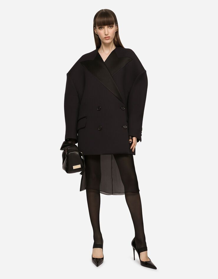 Dolce & Gabbana o1y0825 Double Breasted Pea Coat in Black Size M / US 6-8 / IT 42-44 - 5 Thumbnail