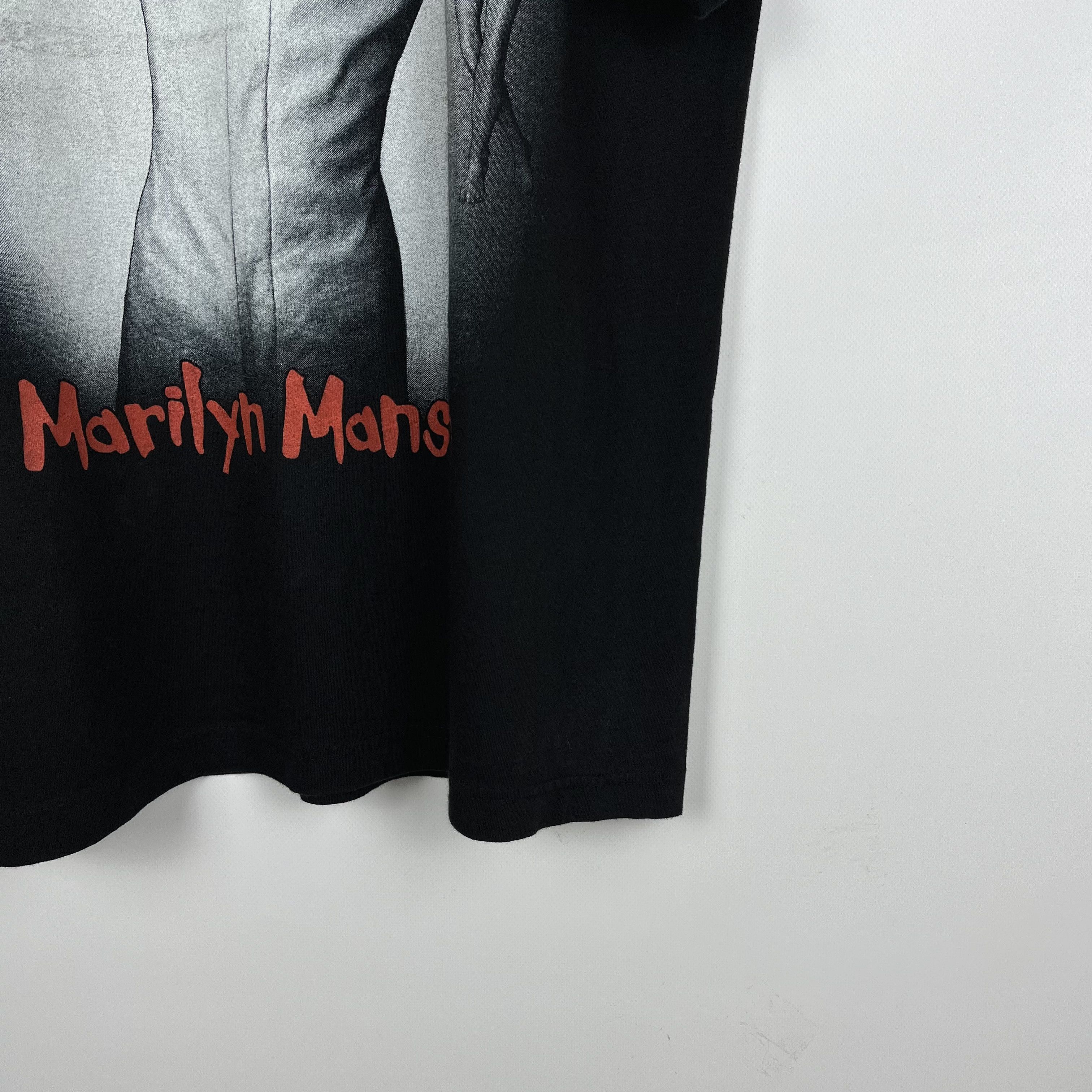 Band Tees Vintage Marilyn Manson Rare Rock Band T Shirt 2000’s Size US L / EU 52-54 / 3 - 14 Thumbnail