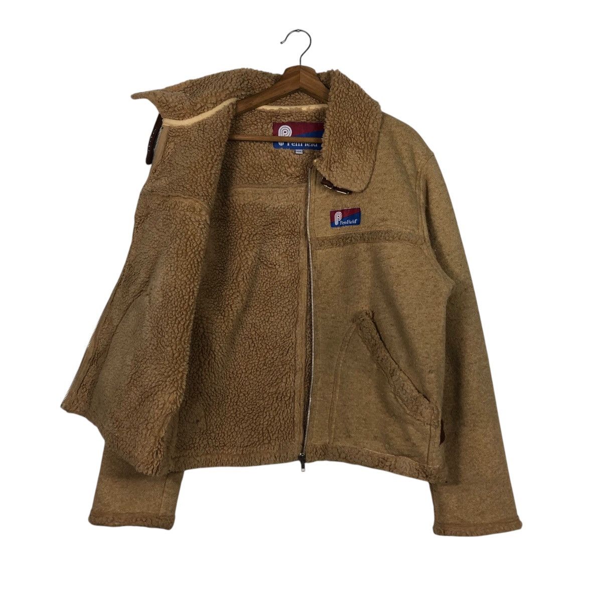 Japanese Brand 📌Vintage Dip Pile Sherpa Fleece Jacket Penfield Size US M / EU 48-50 / 2 - 12 Thumbnail