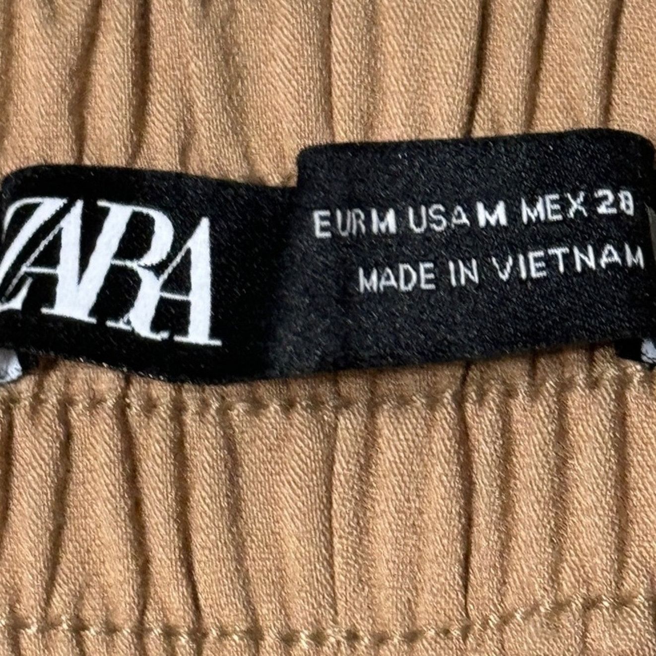 Zara ZARA High Waist Straight Leg Pants Trousers Size 30" / US 8 / IT 44 - 4 Thumbnail