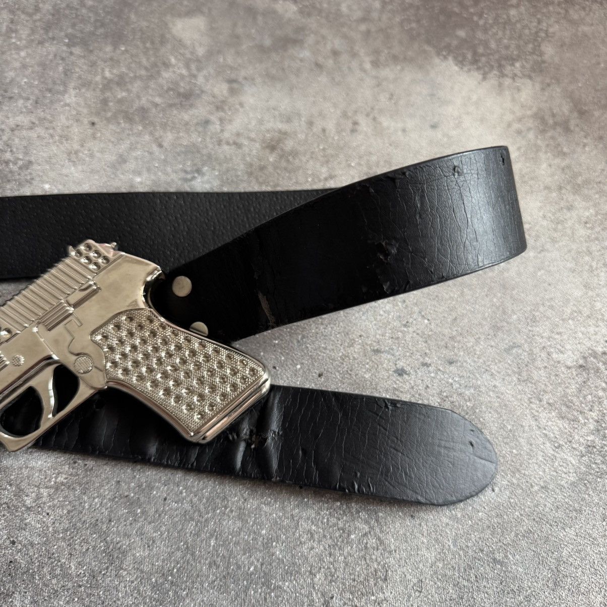 Hysteric Glamour Pistol Gun Buckle Vintage Y2K Leather Belt Size ONE SIZE - 6 Thumbnail