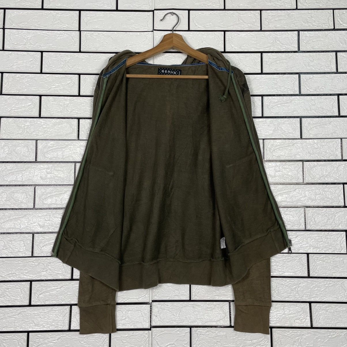 Beams Japan Nice Design Beams Zipper Hoodie Size US S / EU 44-46 / 1 - 12 Thumbnail