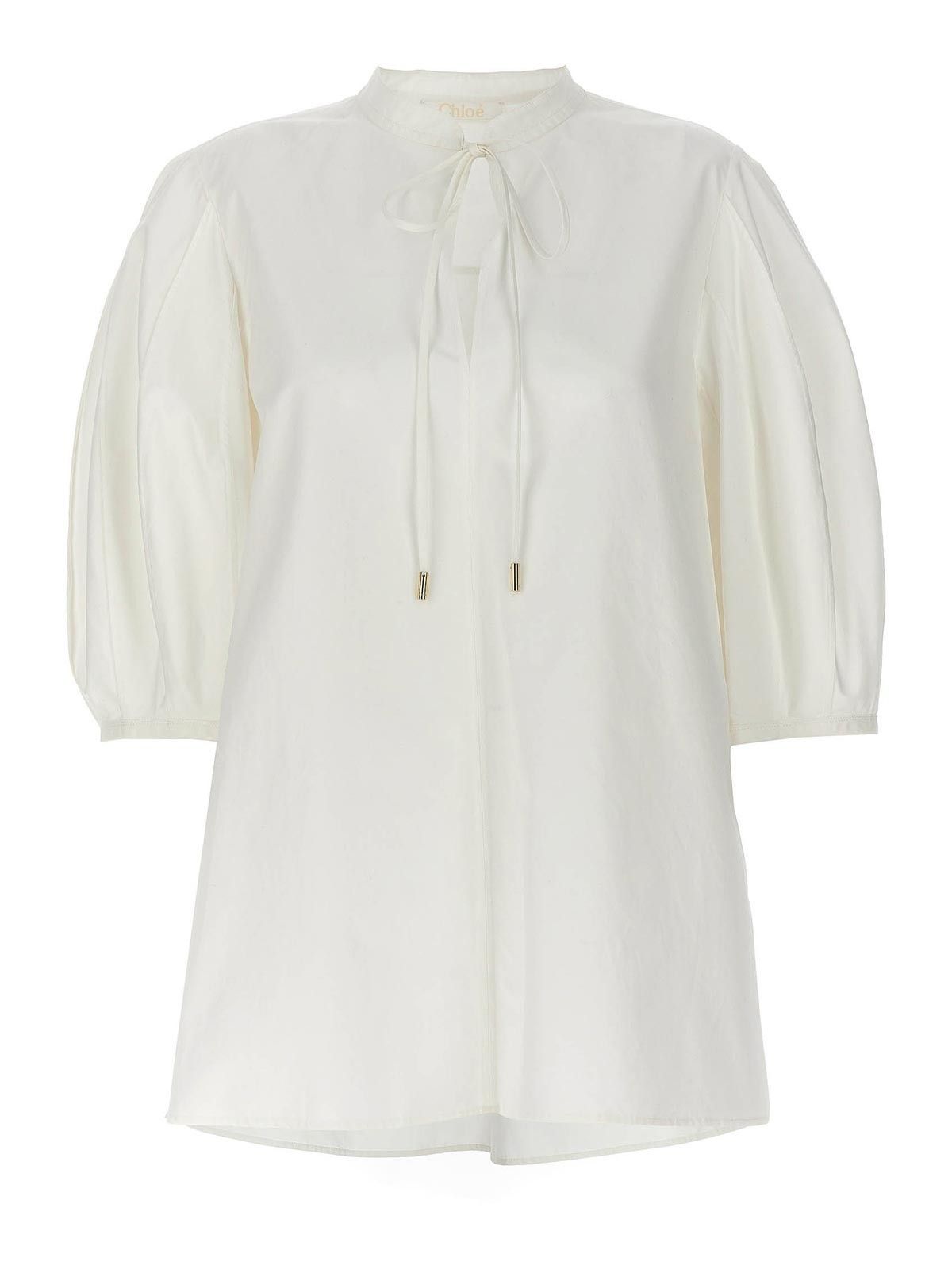 Chloe o1y0825 Blouse in White Size M / US 6-8 / IT 42-44 - 1 Thumbnail