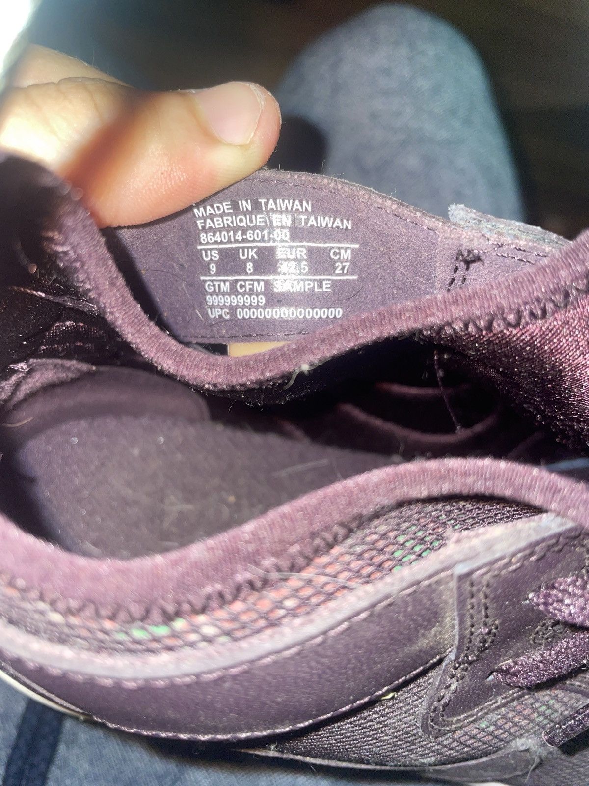 Nike SAMPLE* Air Force 1 “Port Wine” Size US 9 / EU 42 - 6 Thumbnail