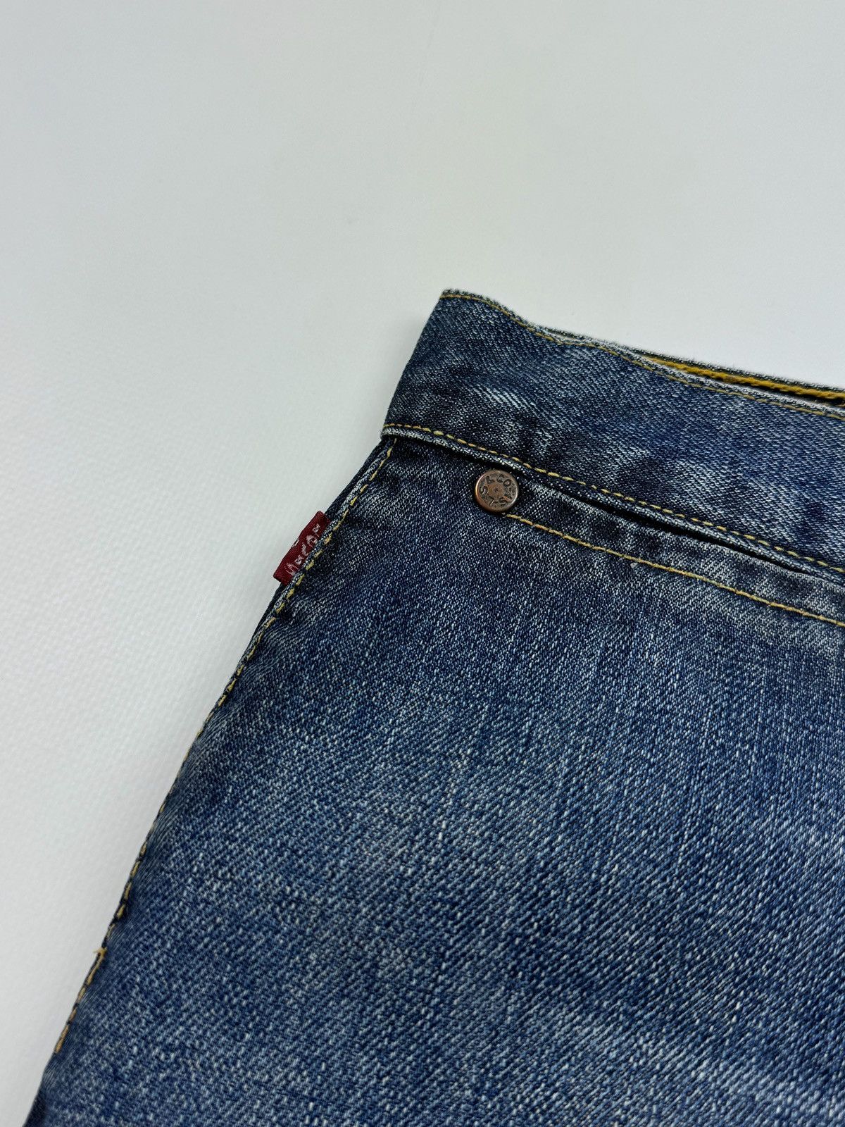Levi's Y2K Vintage Levi’s 621 Mini Jeans Skirt Size 30" / US 8 / IT 44 - 3 Thumbnail