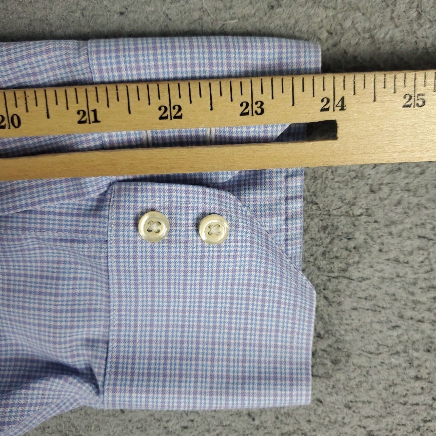 Brooks Brothers Brooks Brothers Dress Shirt Mens Size 18 Blue Plaid Long Sleeve Button Up Formal Casual Size 48R - 7 Thumbnail
