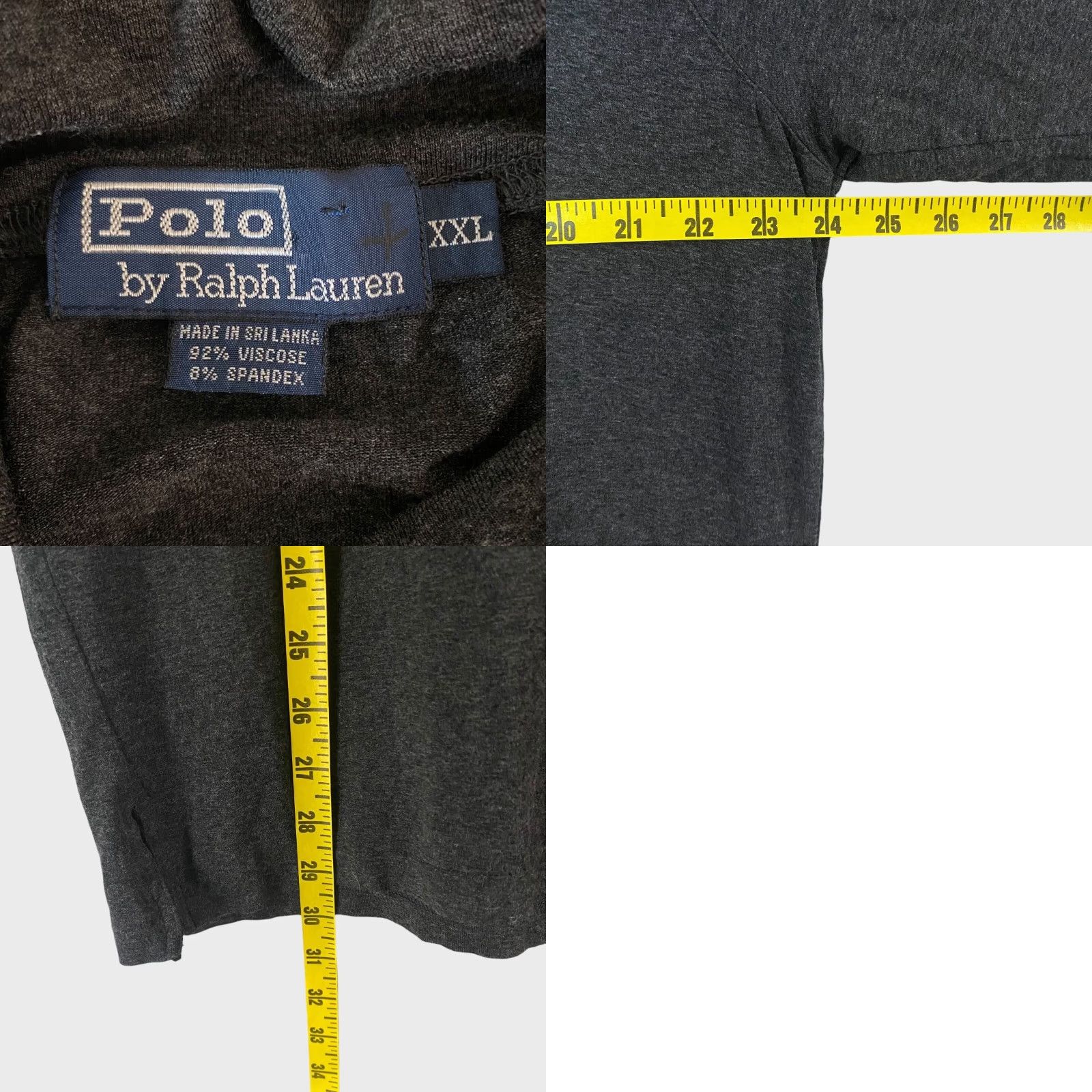 Ralph Lauren Polo By Ralph Lauren Turtleneck Long-Sleeve Shirt Gray Men 2XL XXL Regular Size T-Shirt Stretch Classic Preppy Ch Size US XXL / EU 58 / 5 - 8 Thumbnail