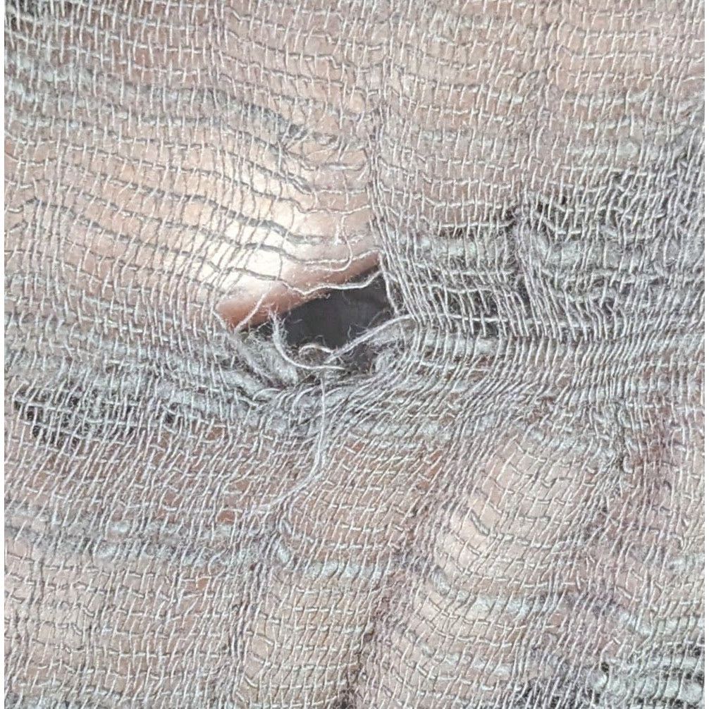 Other Victorian-Inspired Vintage Whimsygoth Gray Scarf With Lace D Size ONE SIZE - 8 Thumbnail