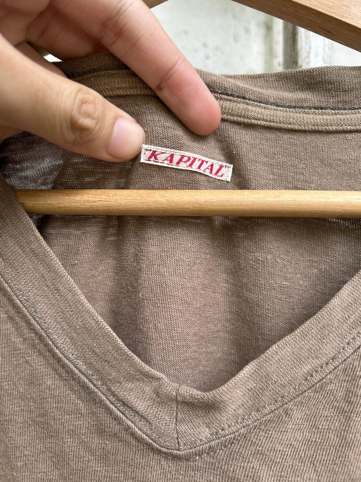 Kapital × Kapital Kountry Kapital Made in Japan Sunfaded Style Pocket Shirt Rare 🎌☠️ Size US M / EU 48-50 / 2 - 5 Thumbnail